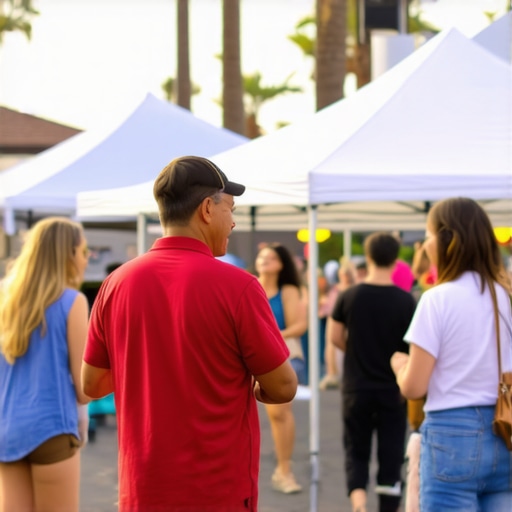 Irvine Community Engagement Event Local Irvine businesses participating in community event