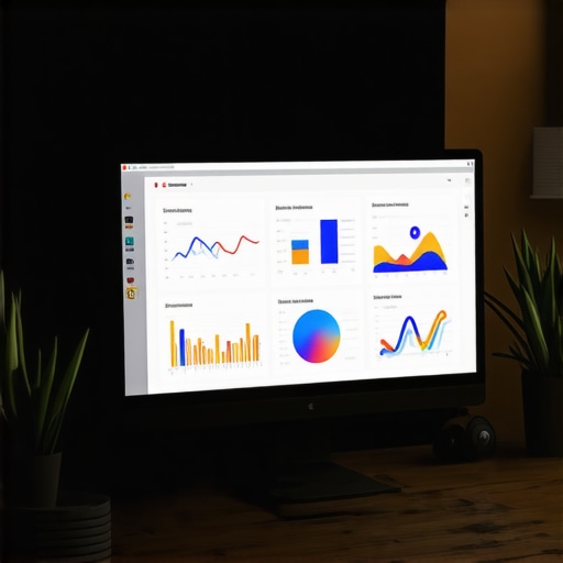 Workspace with SEO analytics and tools for local search optimization