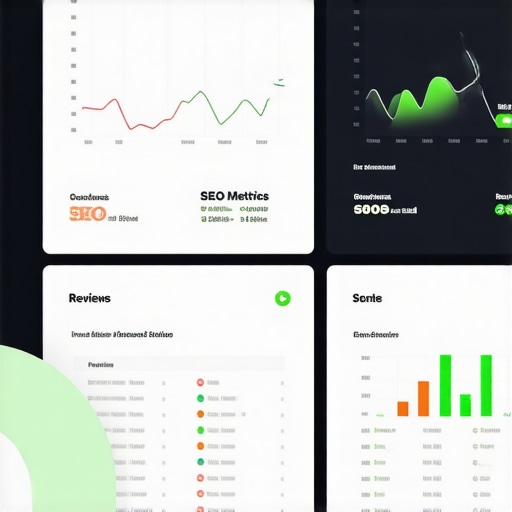 Local SEO Dashboard for Irvine A digital dashboard showing local SEO performance metrics for Irvine businesses.