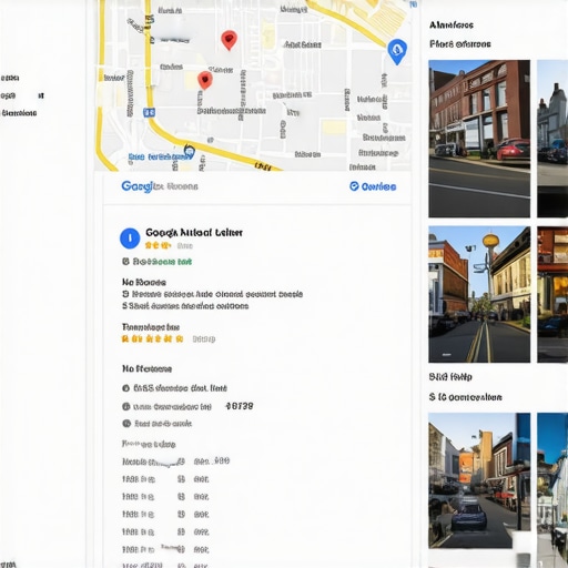 Google Maps profile with reviews and photos for Irvine business