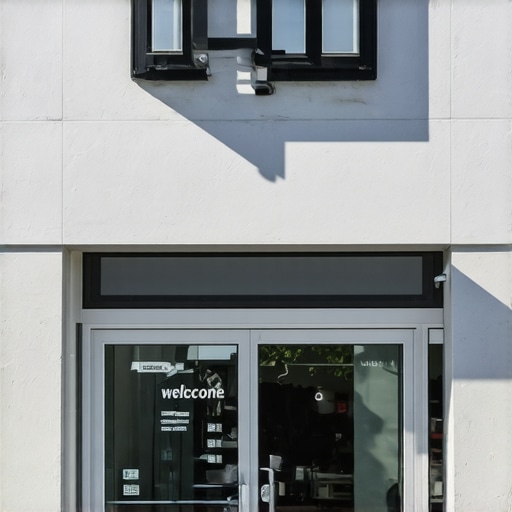 Colorful Irvine shop front with signage and inviting entrance.