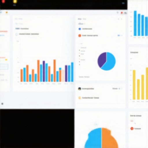 Person analyzing local SEO analytics on a computer screen.