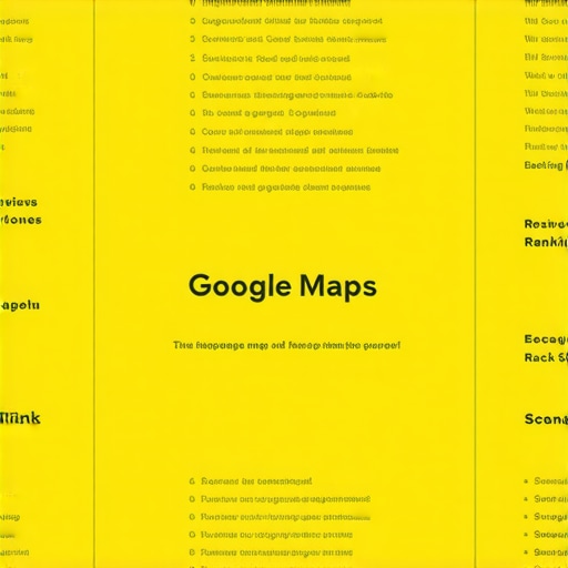 Infographic displaying the multifaceted elements affecting Google Maps rankings