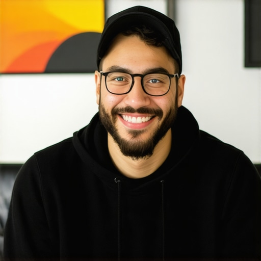 Business owner updating GMB profile with digital devices in Irvine, Orange County