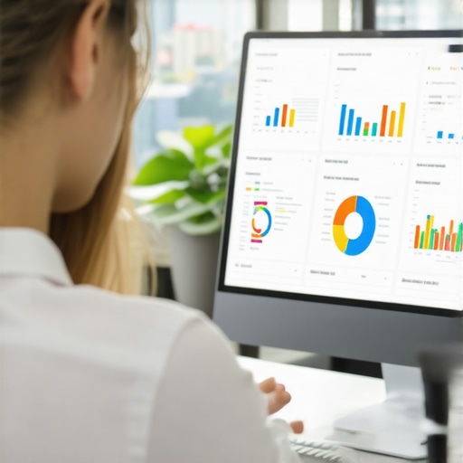 Marketing professional reviewing local SEO analytics for Irvine business.