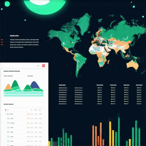 Analytics dashboard showing Irvine local SEO metrics and maps