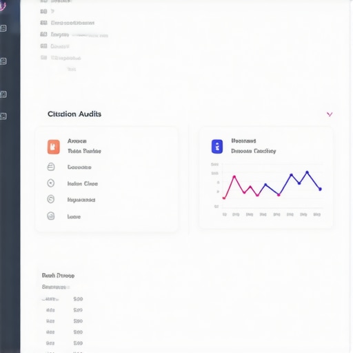 Screenshot showing BrightLocal platform with citation and ranking analytics