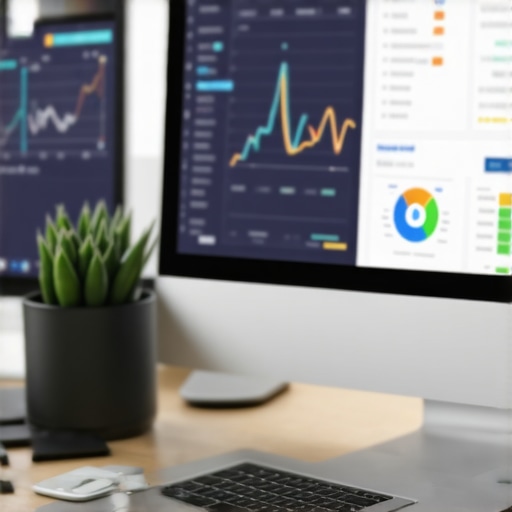 Workspace with SEO tools for local business optimization
